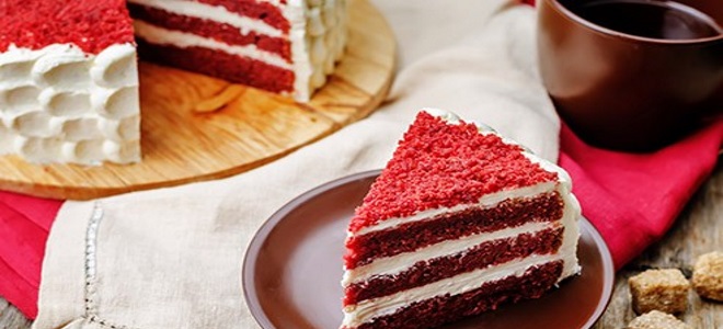свекольный торт красный бархат