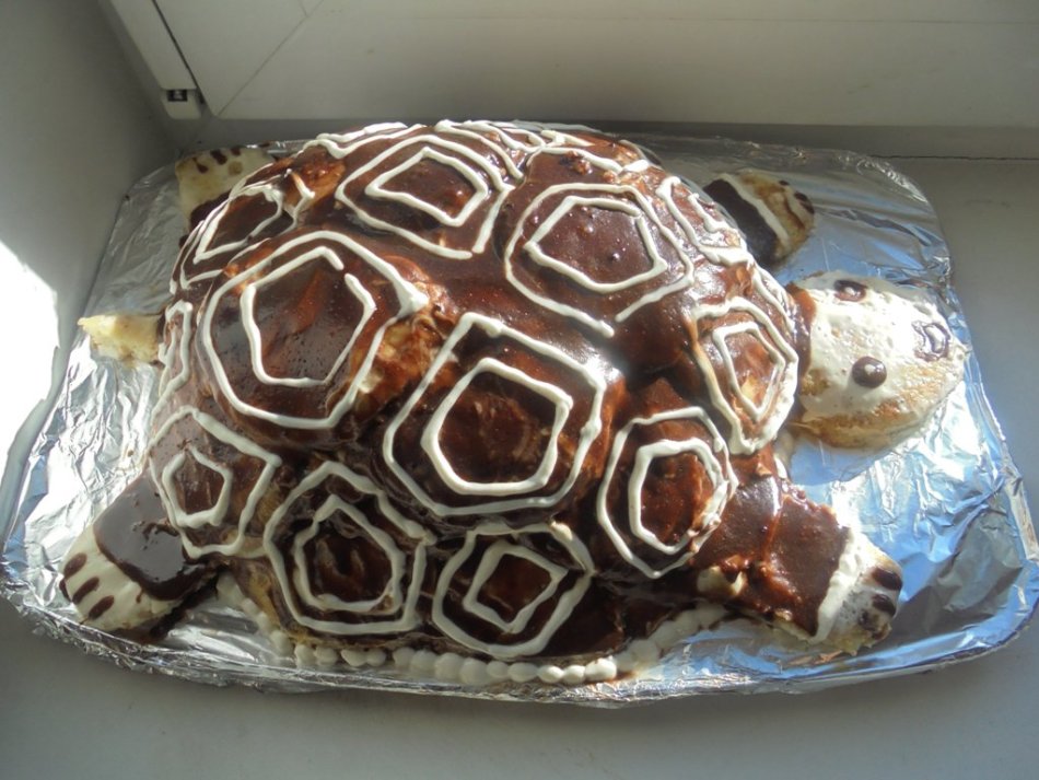 10 торт черепаха как украшать