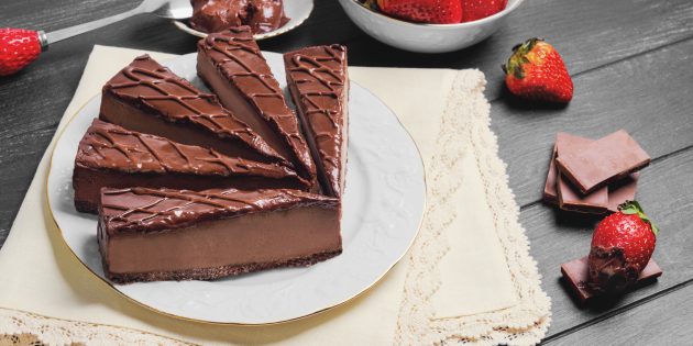 Шоколадный чизкейк: простой рецепт